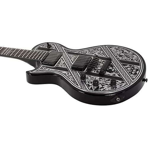 Schecter Guitar Research Solo-II Przym Palladium Left Handed Electric Guitar Gloss Black - musicians--Friend