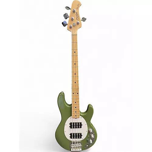 Used Sterling by Music Man Ray4HH Green Electric Bass Guitar Green - musicians--Friend