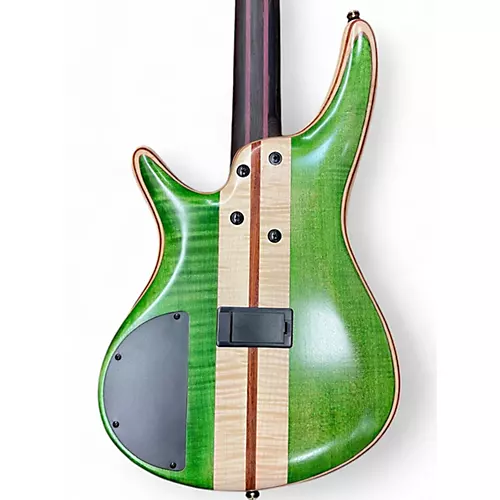 Used Ibanez SR4FDMX Emerald Green Electric Bass Guitar Emerald Green - musicians--Friend