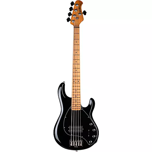 Ernie Ball Music Man StingRay5 Special H 5-String Electric Bass Guitar Black and Chrome - musicians--Friend