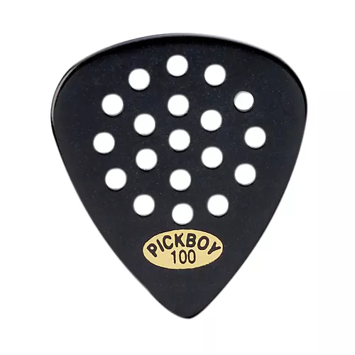 Pick Boy Pos-a-Grip Black Jazz Guitar Picks (10-pack) 1.0 mm - musicians--Friend