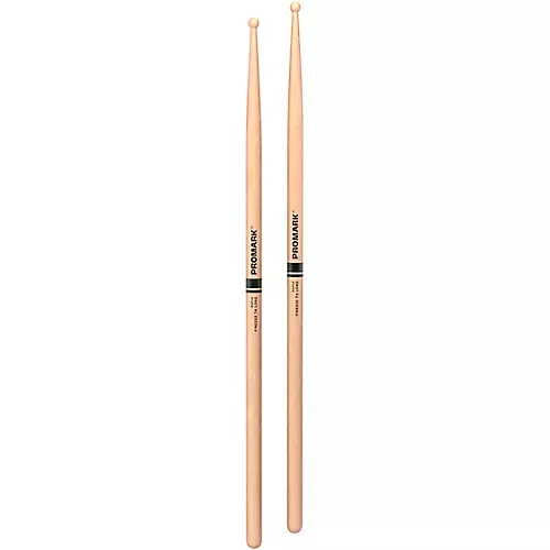 Promark Finesse Maple Long Round Tip Drum Stick 2B Wood - musicians--Friend
