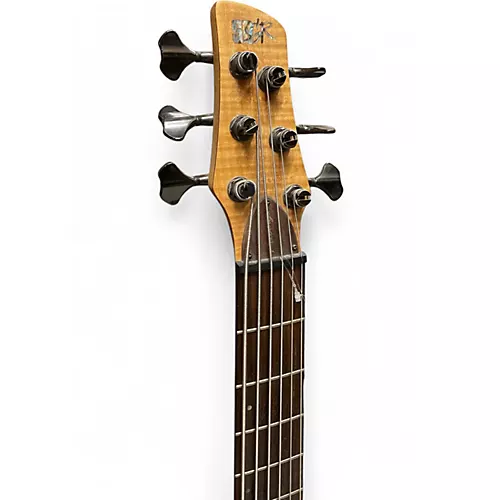 Used Ibanez SR1006EFM Natural Electric Bass Guitar Natural - musicians--Friend