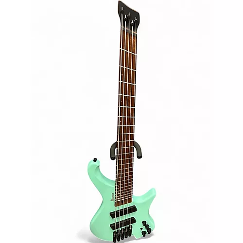 Used Ibanez EHB1005MS Seafoam Green Electric Bass Guitar Seafoam Green - musicians--Friend