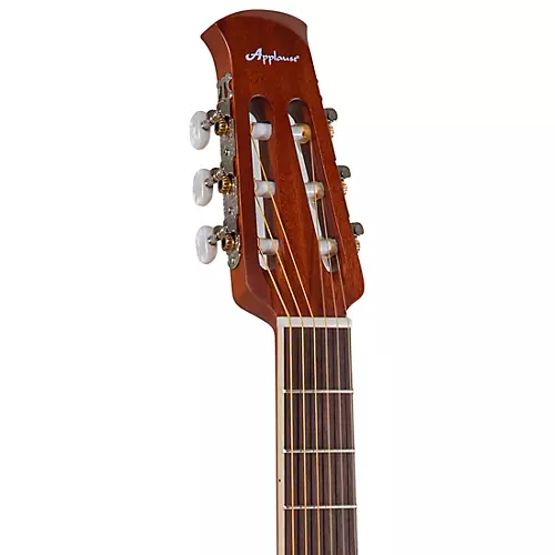 Applause AB24CC-4S Traditional Series Mid-Depth Cedar Nylon-String Classical Acoustic-Electric Guitar Natural - musicians--Friend