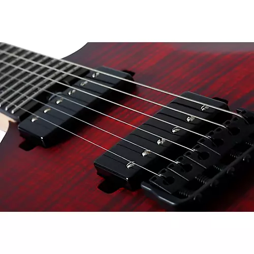 Schecter Guitar Research Sunset Extreme Left-Handed Electric Guitar Scarlet Burst - musicians--Friend