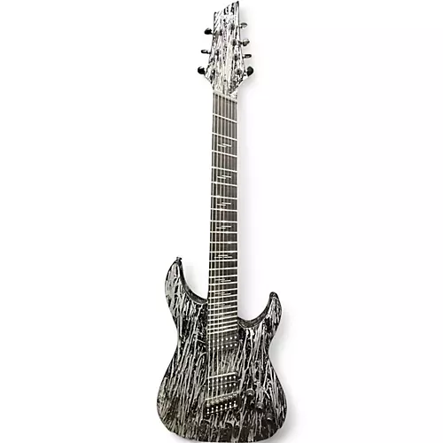 Used Schecter Guitar Research C7 Silver Mountain Silver Mountain Solid Body Electric Guitar Silver Mountain - musicians--Friend