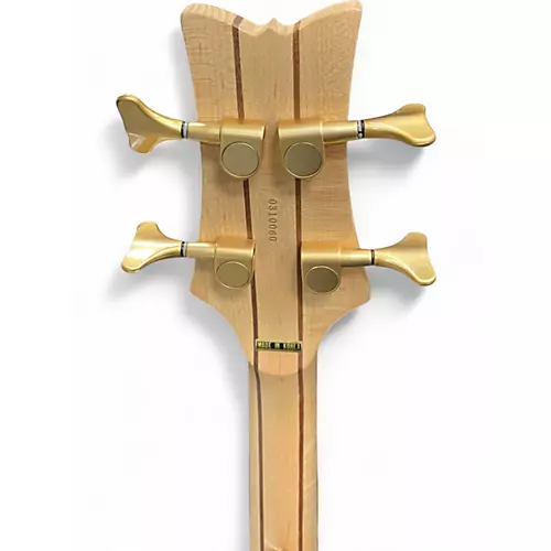 Used Schecter Guitar Research Diamond Series Custom 4 NATURAL Electric Bass Guitar NATURAL - musicians--Friend