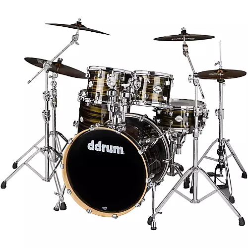 Ddrum Dominion Series Birch 5-Piece Shell Pack Satin Bubinga - musicians--Friend