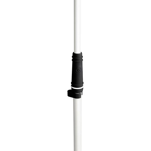 Gravity Stands Microphone Stand With Round Base - White - musicians--Friend