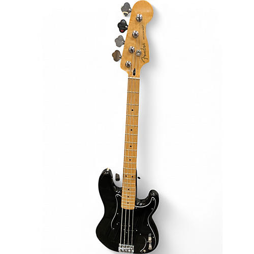 Used 2020 Fender Player Precision Bass Black Electric Bass Guitar Black - musicians--Friend
