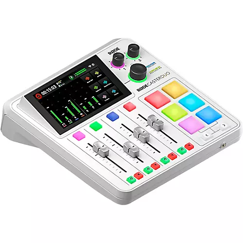 RODE RodeCaster Duo Streaming Mixer - White - musicians--Friend
