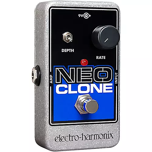 Electro-Harmonix Neo Clone Analog Chorus Guitar Effects Pedal Black, Blue - musicians--Friend