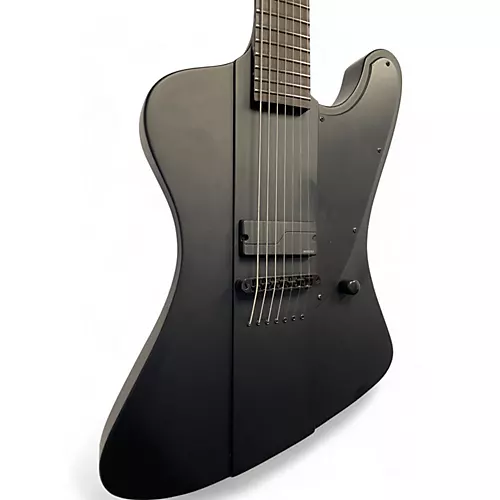 Used 2020s ESP LTD BLACK METAL SATIN BLACK Solid Body Electric Guitar SATIN BLACK - musicians--Friend