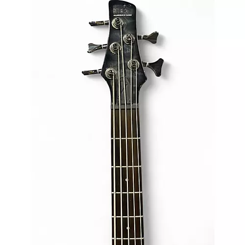 Used Ibanez SR405EQM Trans Black Electric Bass Guitar Trans Black - musicians--Friend