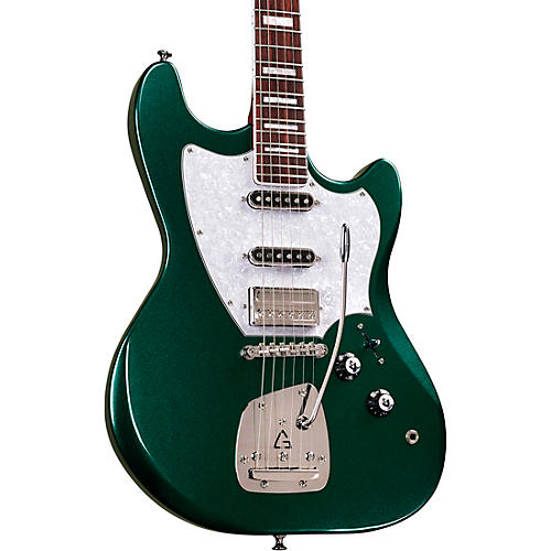 Guild Surfliner Deluxe Solidbody Electric Guitar With Guild Floating Vibrato Tailpiece Glacier Blue Metallic - musicians--Friend