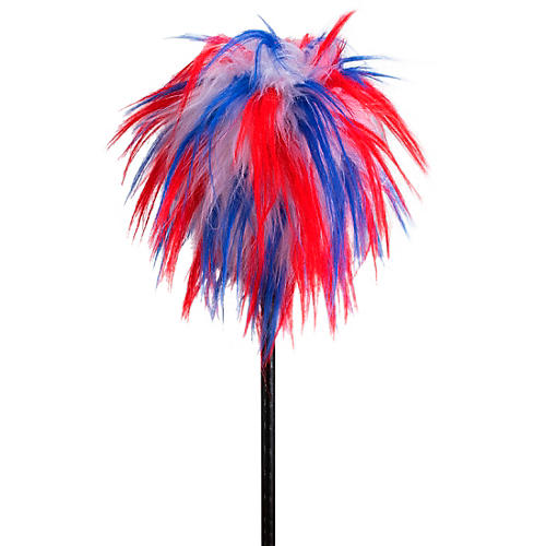 Danmar Percussion Red, White & Blue Furry Bass Drum Beater - musicians--Friend