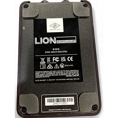 Used Universal Audio LION Guitar Preamp - musicians--Friend