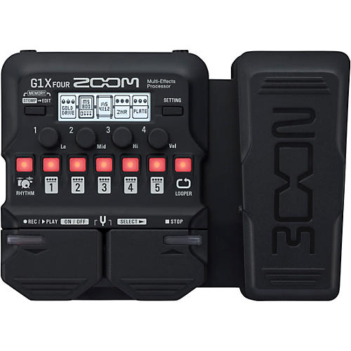 Zoom G1X FOUR Guitar Multi-Effects Processor With Expression Pedal - musicians--Friend