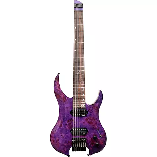 Legator Ghost 7 string Super Shred Series Electric Guitar Magenta Burl - musicians--Friend