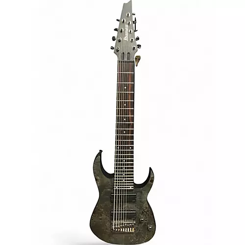 Used Ibanez RG9PB TRANSPARENT GRAY Solid Body Electric Guitar TRANSPARENT GRAY - musicians--Friend