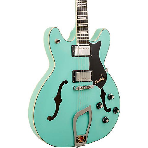 Hagstrom Viking Limited-Edition Semi-Hollow Electric Guitar Desert Haze - musicians--Friend