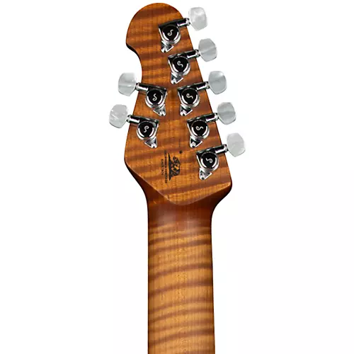 Ernie Ball Music Man JP15 Roasted Quilt Maple Top 7-String Electric Guitar Cerulean Paradise - musicians--Friend