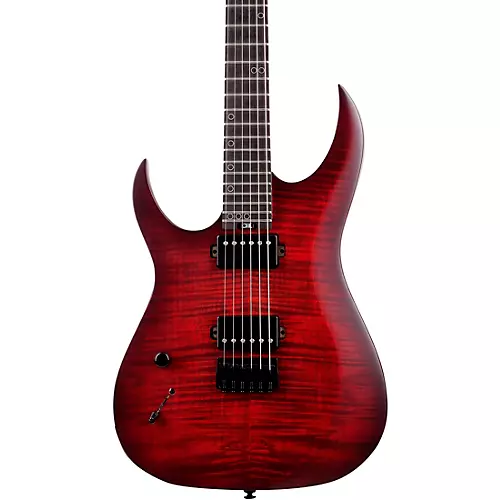 Schecter Guitar Research Sunset Extreme Left-Handed Electric Guitar Scarlet Burst - musicians--Friend