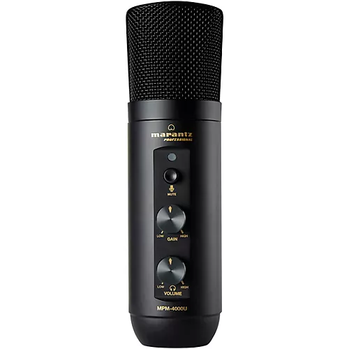 Marantz Professional MPM-4000U USB Podcasting Microphone With Built-in Mixer and Headphone Output - musicians--Friend