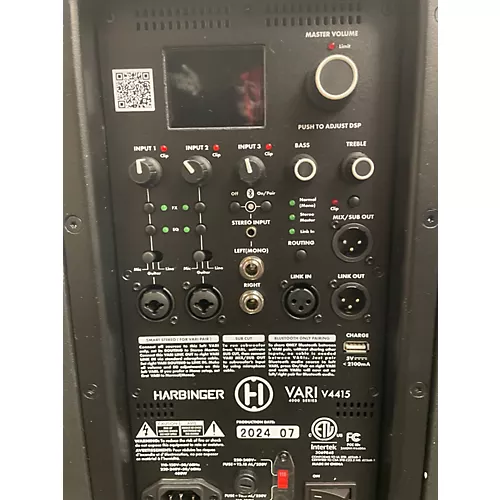 Used Harbinger V4415 Powered Speaker - musicians--Friend