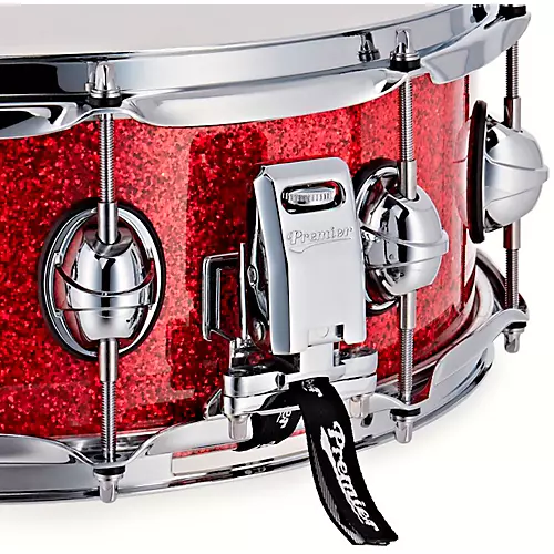 Premier Genista Classic Birch Snare Drum 14 x 5.5 in. Red Sparkle - musicians--Friend