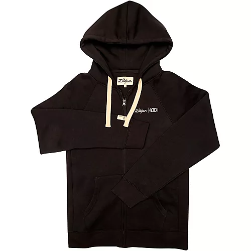 Zildjian Limited Edition 400th Anniversary Zip Up Hoodie X Large Black - musicians--Friend