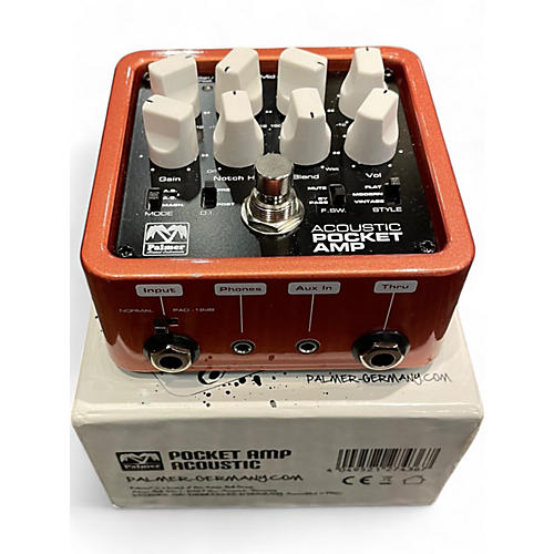 Used Palmer POCKET AMP ACOUSTIC Guitar Preamp - musicians--Friend