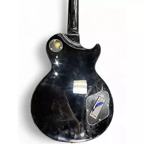 Used Epiphone Matt Heafy Les Paul Custom Left Handed Black Electric Guitar Black - musicians--Friend