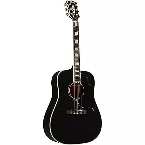 Gibson Hummingbird Custom Acoustic-Electric Guitar Ebony - musicians--Friend
