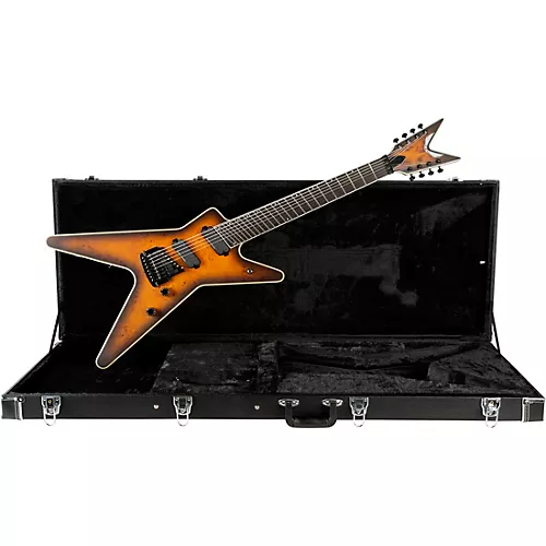 Dean ML Select 8-String Multi-Scale with Kahler Electric Guitar Satin Natural Black Burst - musicians--Friend