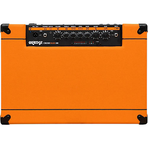 Orange Amplifiers Crush Bass 100 100W 1x15 Bass Combo Amplifier Orange - musicians--Friend