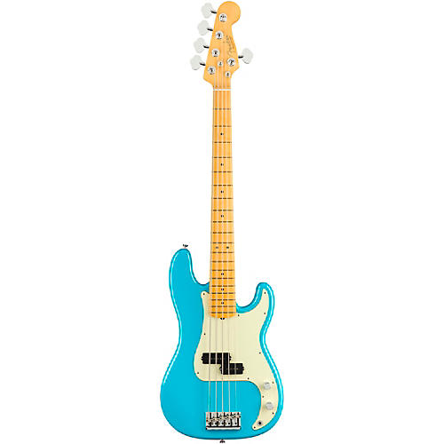 Fender American Professional II Precision Bass V Maple Fingerboard Miami Blue - musicians--Friend