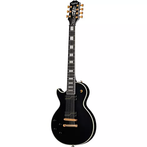Epiphone Matt Heafy Les Paul Custom Origins 7-String Left-Handed Electric Guitar Ebony - musicians--Friend
