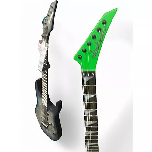 Used Jackson USA Soloist SL3 Green Solid Body Electric Guitar Green - musicians--Friend