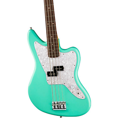 Fender Limited-Edition Mark Hoppus Jaguar Bass Guitar Sea Foam Green - musicians--Friend