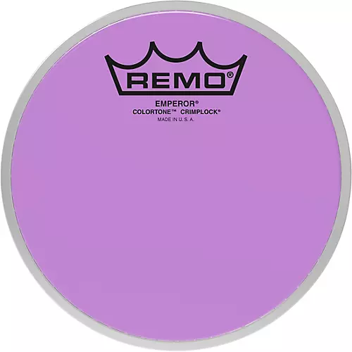 Remo Emperor Colortone Crimplock Purple Tenor Drum Head 13 in. - musicians--Friend