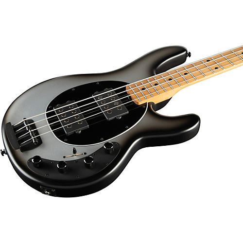 Ernie Ball Music Man StingRay Special HH Electric Bass Guitar Black and Chrome - musicians--Friend