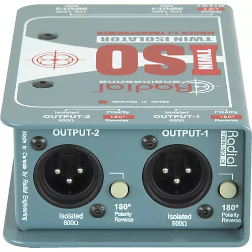 Radial Engineering TWIN ISO Passive Line-Level Isolator - musicians--Friend