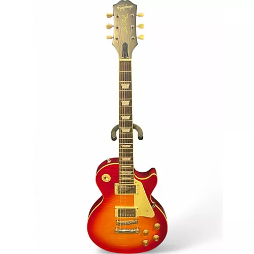 Used Epiphone Limited Edition Les Pual Satin Sunburst Solid Body Electric Guitar Satin Sunburst - musicians--Friend