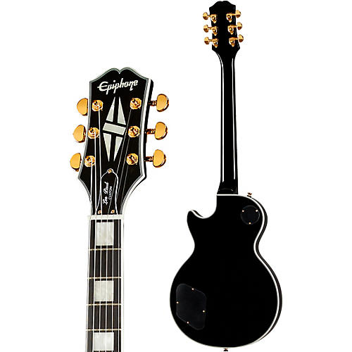 Epiphone Les Paul Custom Blackback Limited-Edition Electric Guitar Antique Ivory - musicians--Friend