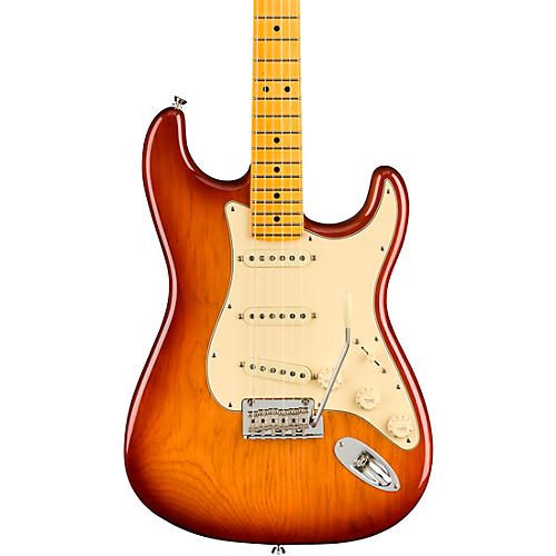 Fender American Professional II Roasted Pine Stratocaster Maple Fingerboard Electric Guitar Natural - musicians--Friend