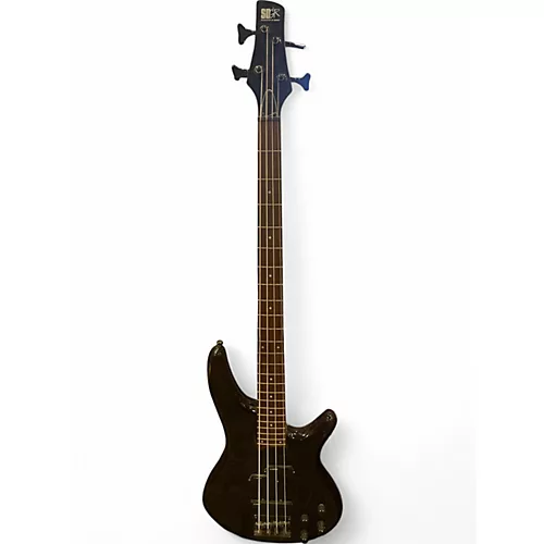 Used Ibanez SR500 Black Electric Bass Guitar Black - musicians--Friend