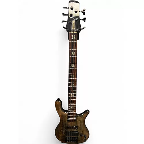 Used 2021 Spector NS-5XL Super Faded Gloss Burl Top Electric Bass Guitar Super Faded Gloss Burl Top - musicians--Friend