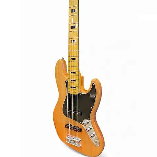 Used Squier Classic Vibe 70s Jazz Bass V Natural Electric Bass Guitar Natural - musicians--Friend